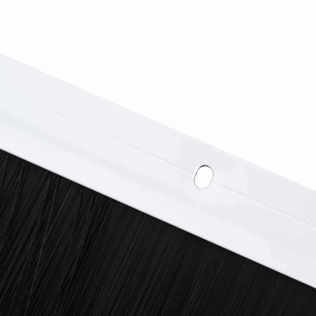 Aufsteck Türbürstendichtungen 6 Stk. 100 cm Aluminiumlegierung
