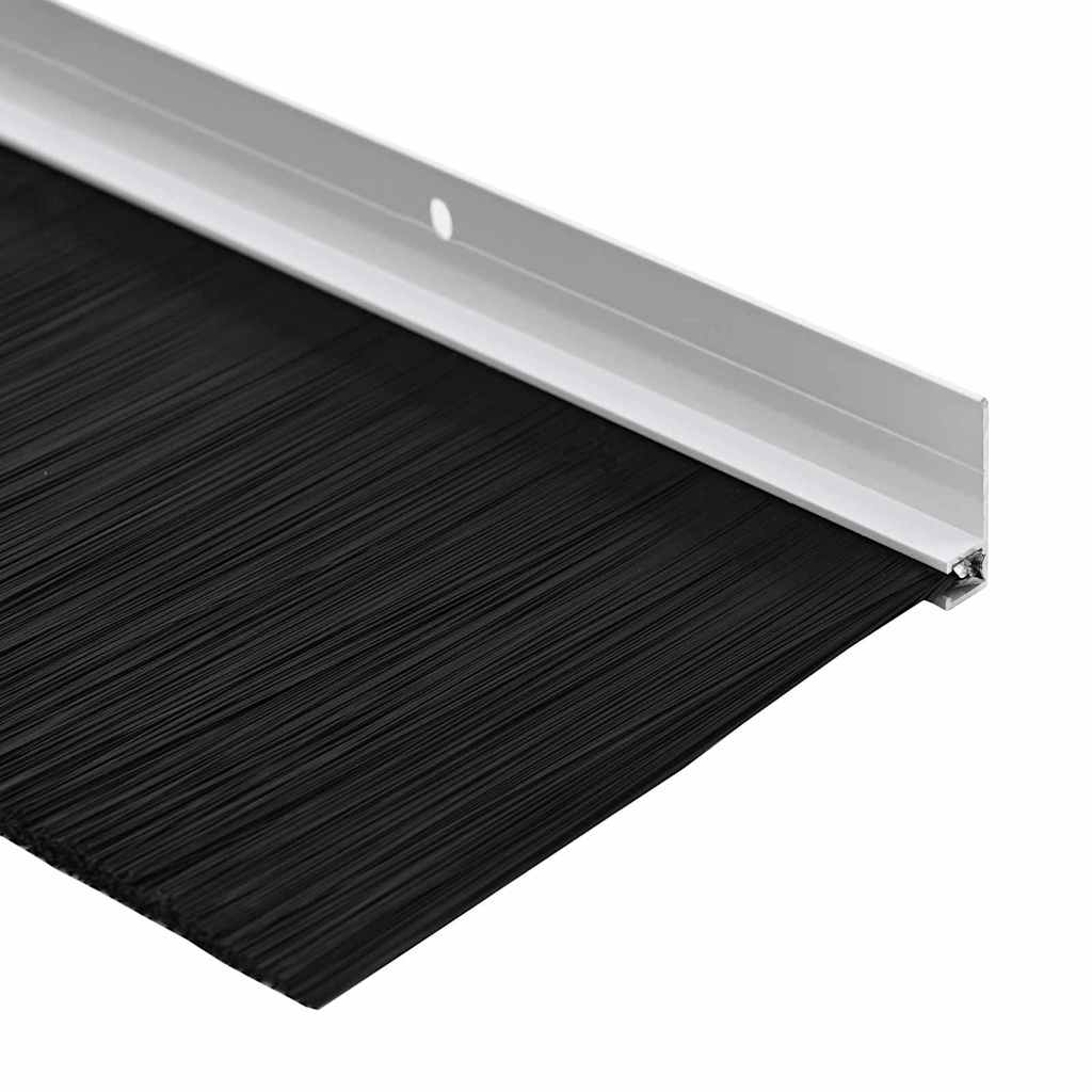 Aufsteck Türbürstendichtungen 2 Stk. 100 cm Aluminiumlegierung