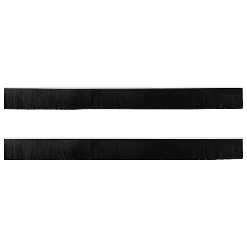 Aufsteck Türbürstendichtungen 2 Stk. 100 cm Aluminiumlegierung