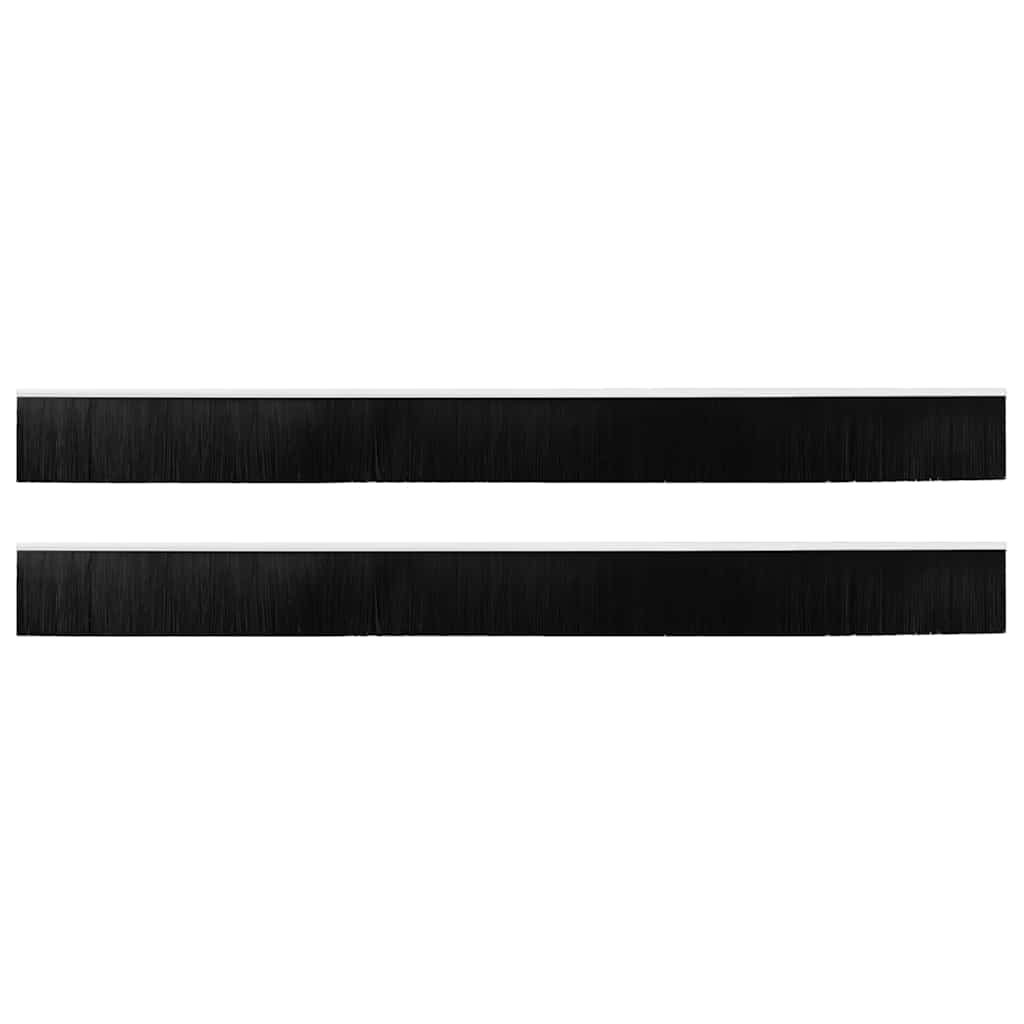 Aufsteck Türbürstendichtungen 2 Stk. 100 cm Aluminiumlegierung