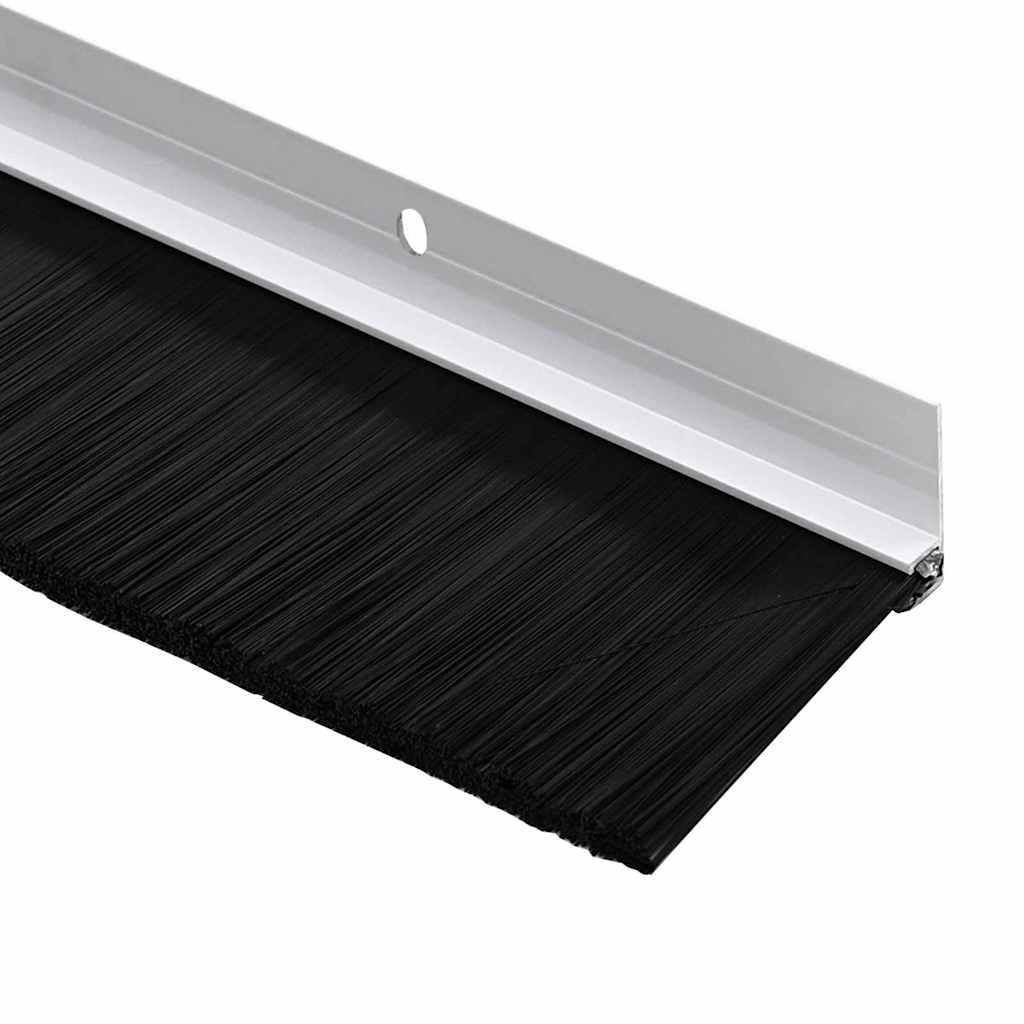 Aufsteck Türbürstendichtungen 6 Stk. 100 cm Aluminiumlegierung