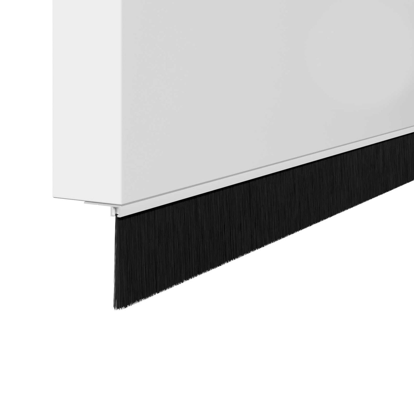 Aufsteck Türbürstendichtungen 6 Stk. 100 cm Aluminiumlegierung