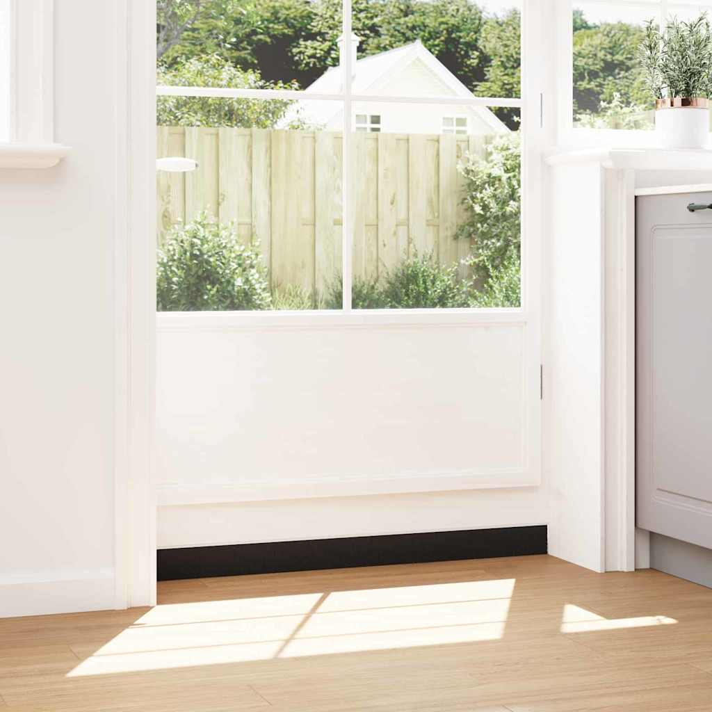 Aufsteck Türbürstendichtungen 6 Stk. 100 cm Aluminiumlegierung