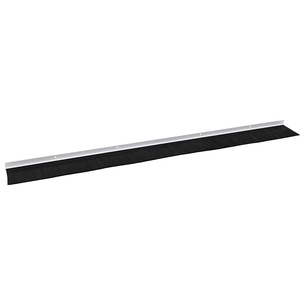 Aufsteck Türbürstendichtungen 6 Stk. 100 cm Aluminiumlegierung