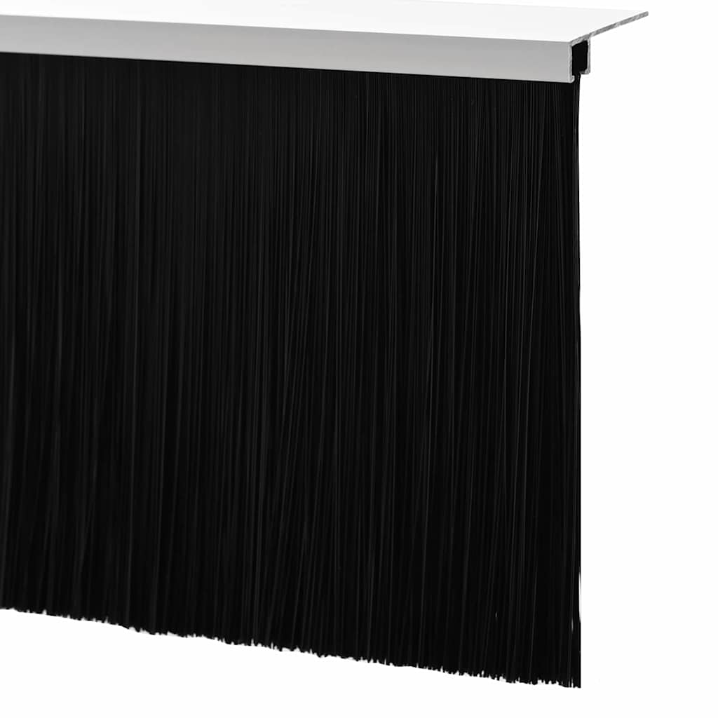 Aufsteck Türbürstendichtungen 6 Stk. 100 cm Aluminiumlegierung
