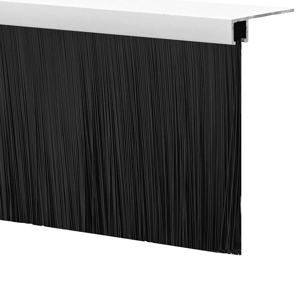 Aufsteck Türbürstendichtungen 12 Stk. 100 cm Aluminiumlegierung