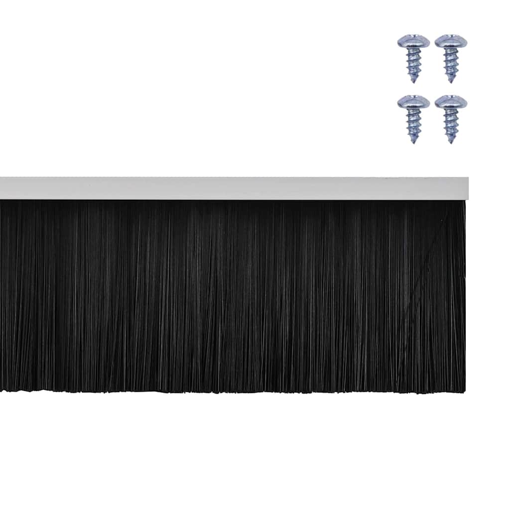 Aufsteck Türbürstendichtungen 12 Stk. 100 cm Aluminiumlegierung