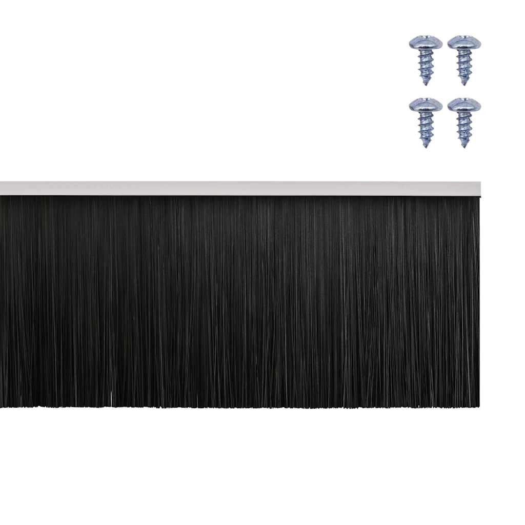 Aufsteck Türbürstendichtungen 12 Stk. 100 cm Aluminiumlegierung