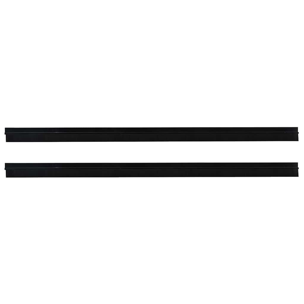 Self-adhesive Door Brush Seals 2 Stk. 100 cm Aluminiumlegierung