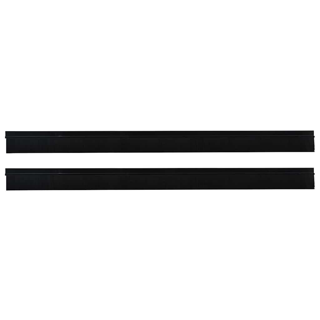 Self-adhesive Door Brush Seals 2 Stk. 100 cm Aluminiumlegierung