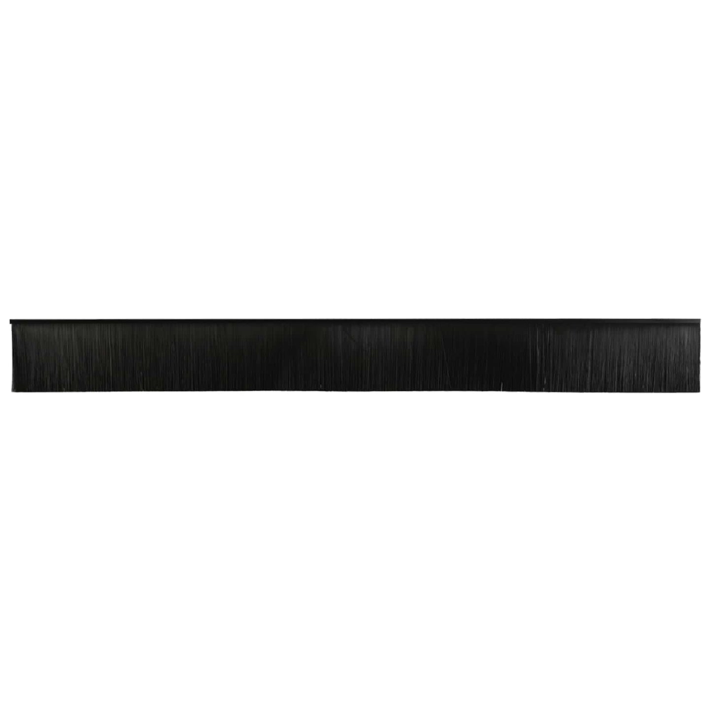 Selbstklebende Türbürstendichtungen 6 Stk. Schwarz 100 cm