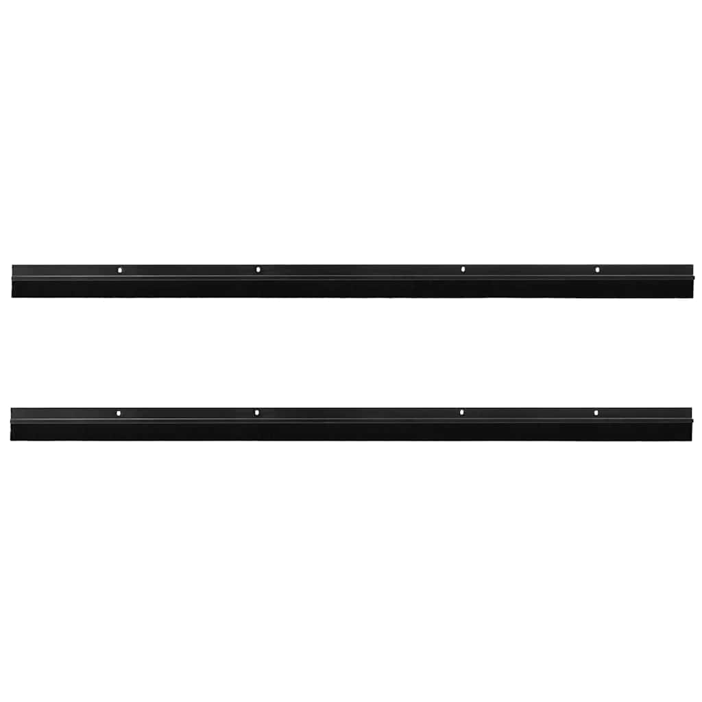 Aufsteck Türbürstendichtungen 2 stk. 100 cm Aluminiumlegierung