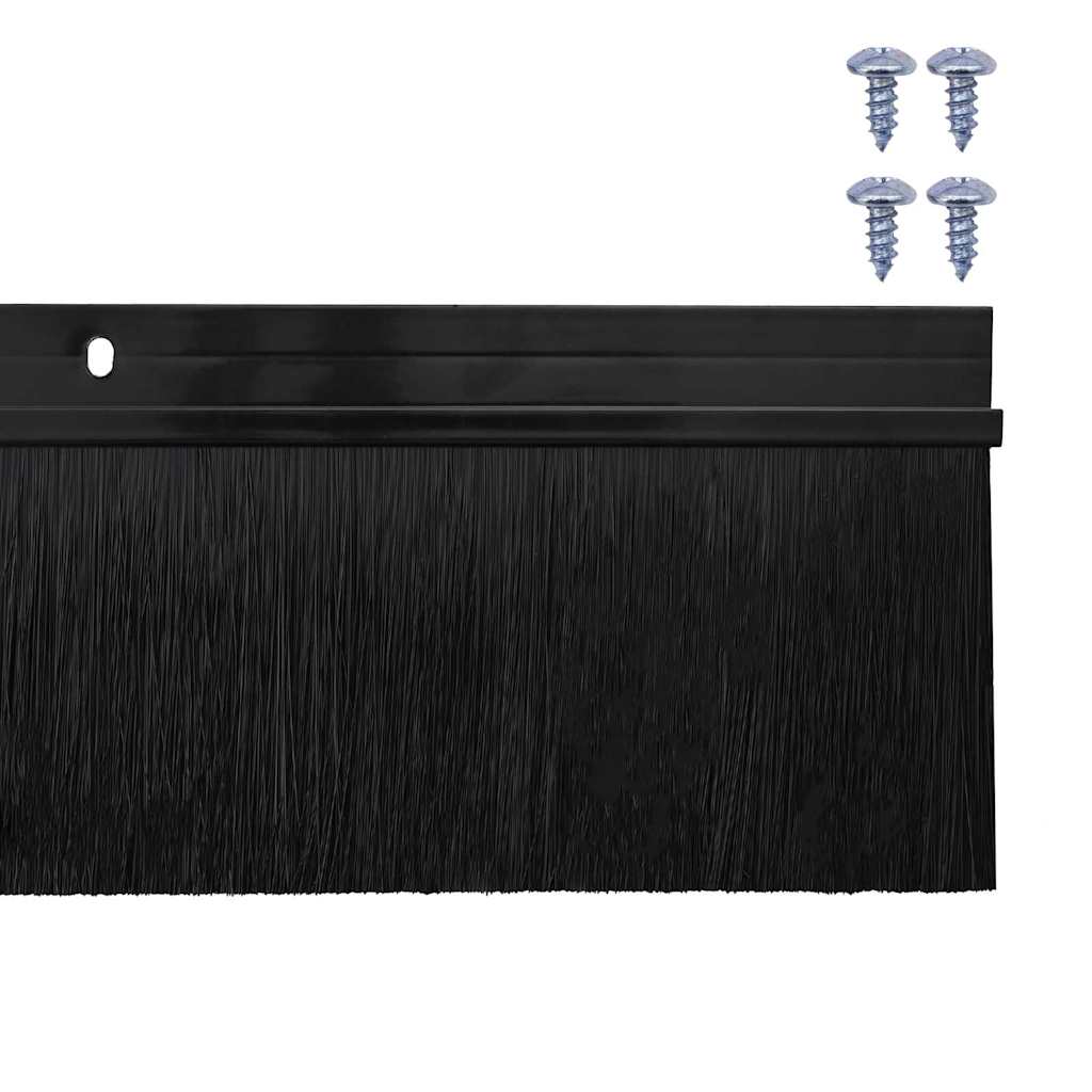 Aufsteck Türbürstendichtungen 2 Stk. 100 cm Aluminiumlegierung