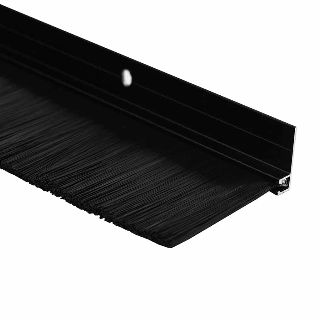 Aufsteck Türbürstendichtungen 6 Stk. 100 cm Aluminiumlegierung