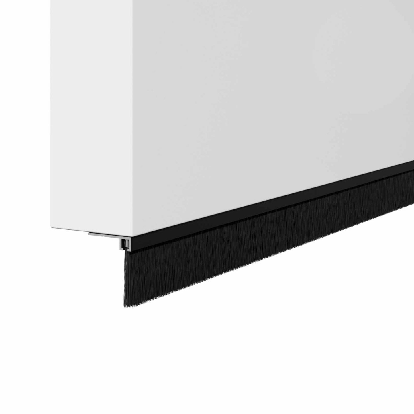 Aufsteck Türbürstendichtungen 6 Stk. 100 cm Aluminiumlegierung