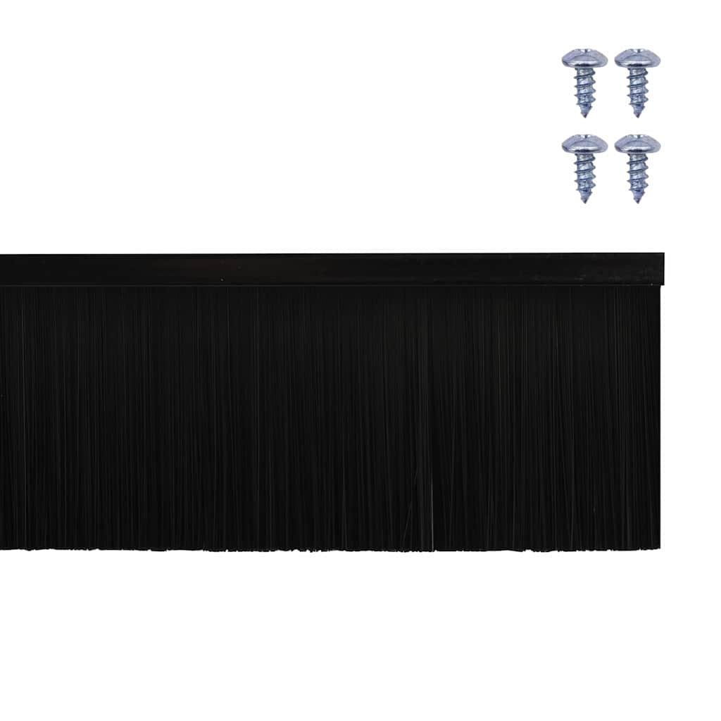 Aufsteck Türbürstendichtungen 6 Stk. 100 cm Aluminiumlegierung