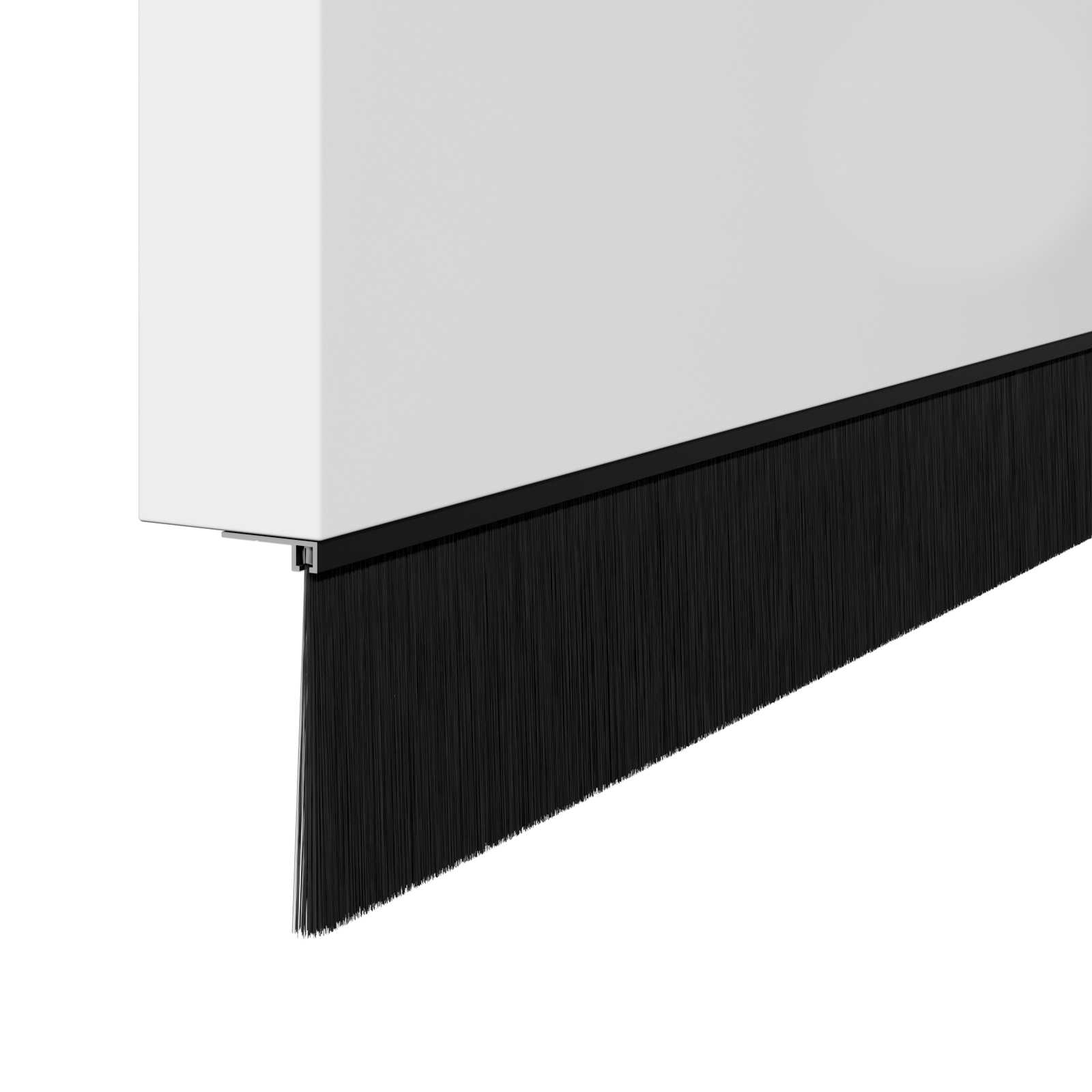 Aufsteck Türbürstendichtungen 6 Stk. 100 cm Aluminiumlegierung