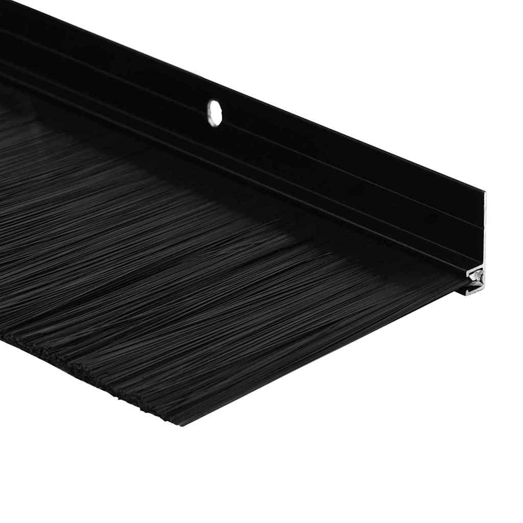 Aufsteck Türbürstendichtungen 6 Stk. 100 cm Aluminiumlegierung