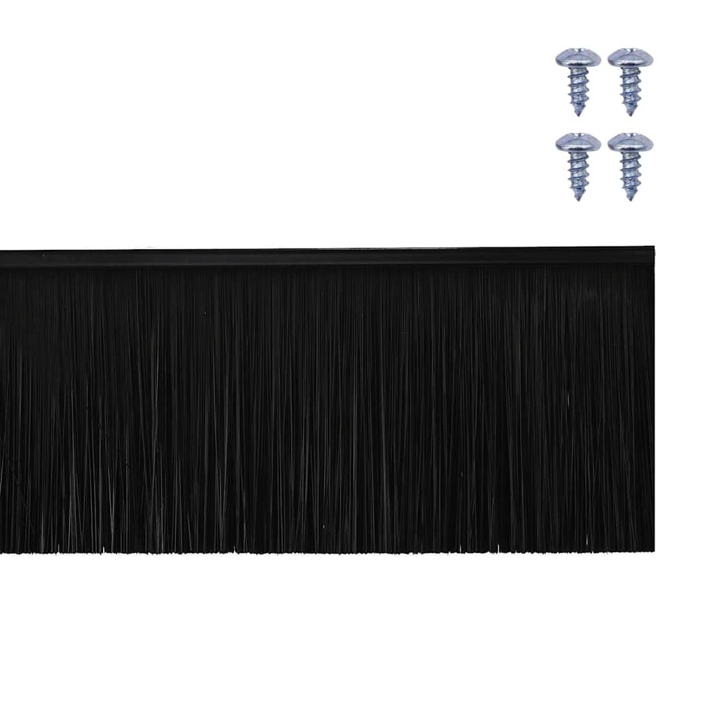 Aufsteck Türbürstendichtungen 12 Stk. 100 cm Aluminiumlegierung