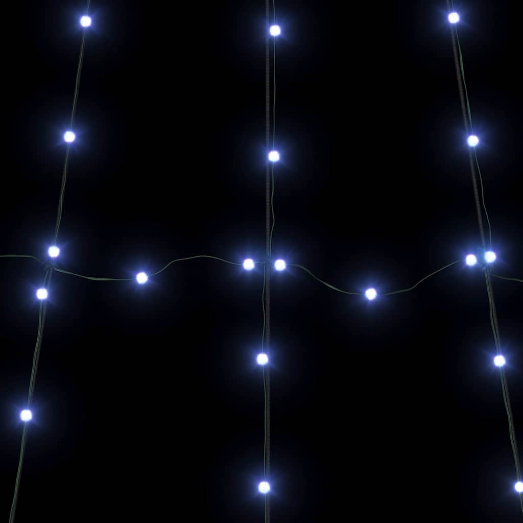 LED Weihnachtsbaum mit Erdspießen Blau 182 cm Metall