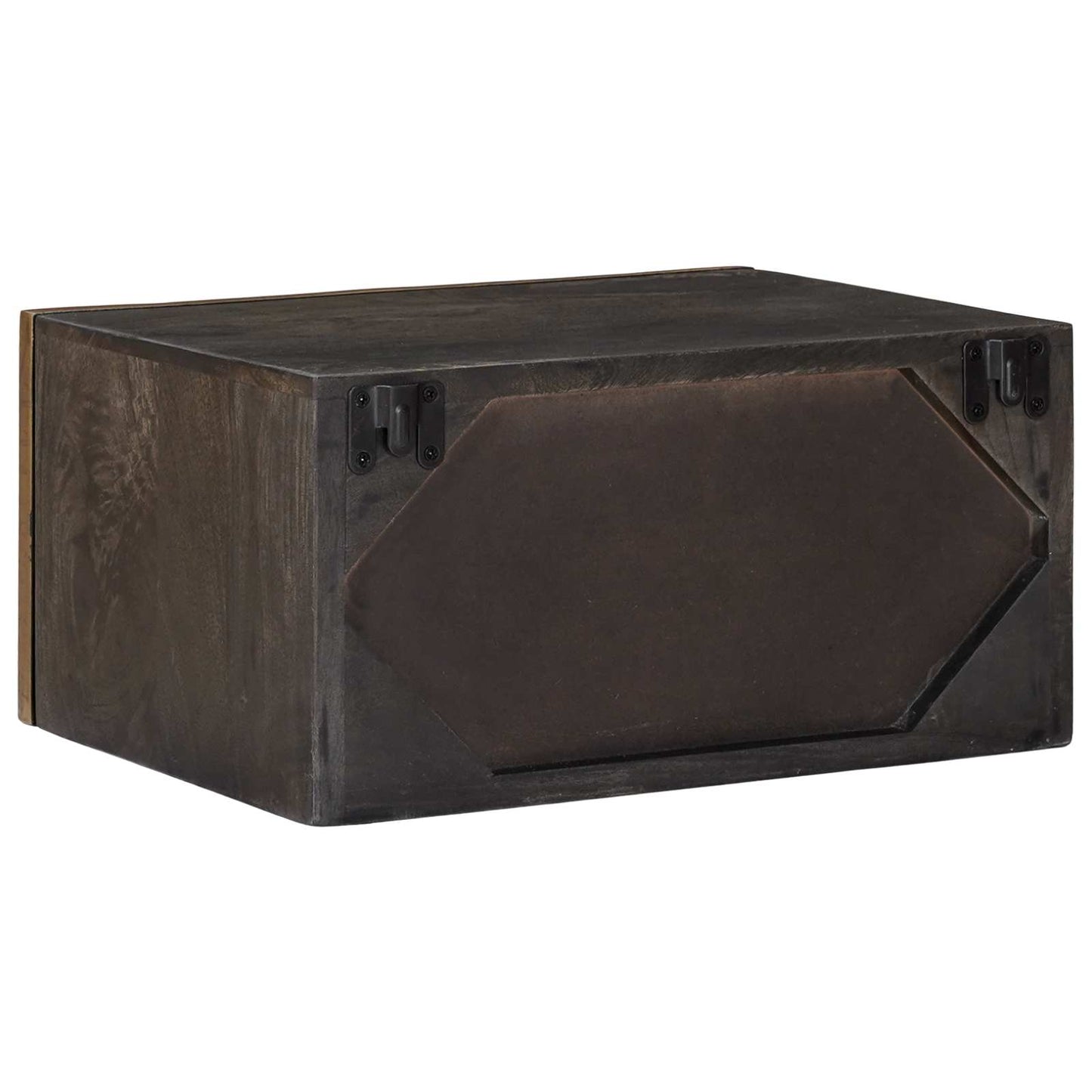 Handgefertigter Nachttisch Kaffeebraun 40 x 30 x 20 cm