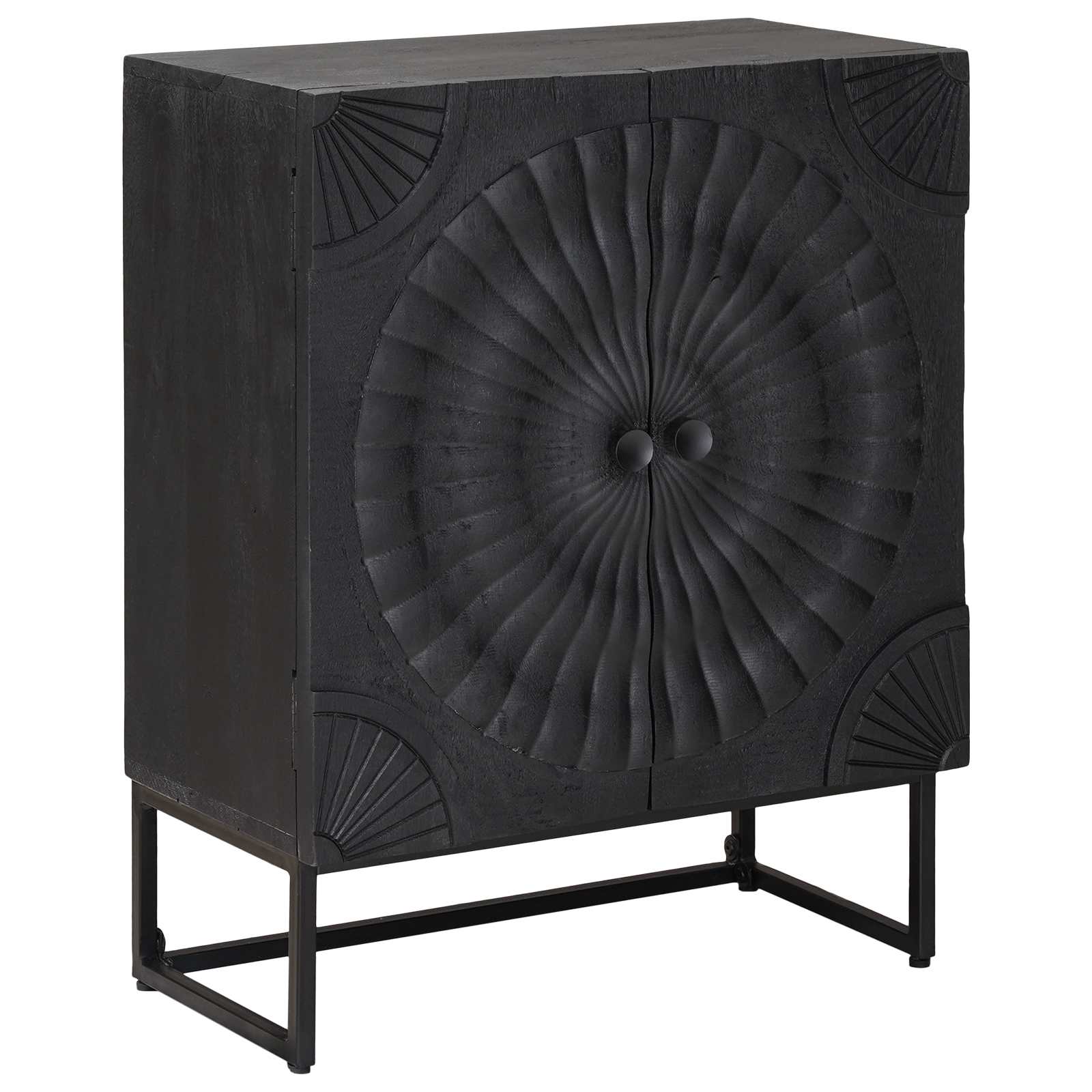 Sideboard Schwarz 55 x 30 x 70 cm