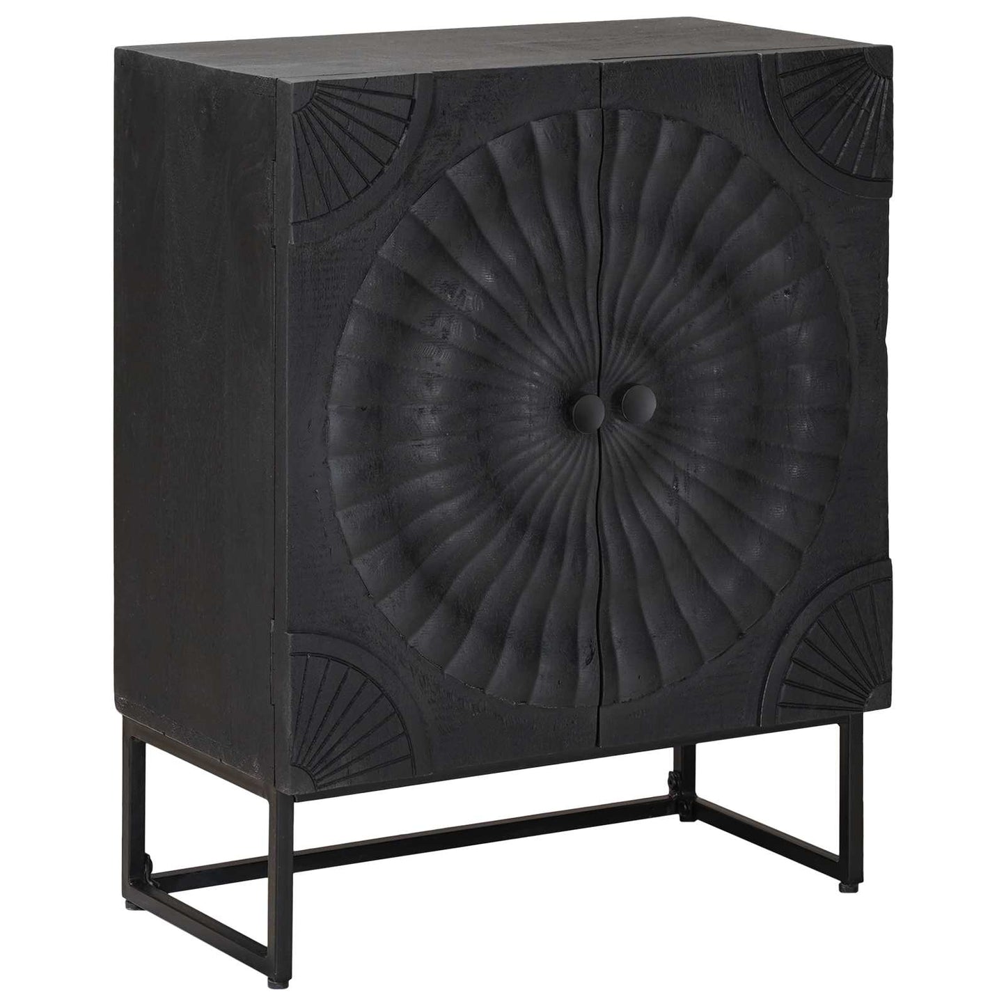 Sideboard Schwarz 55 x 30 x 70 cm