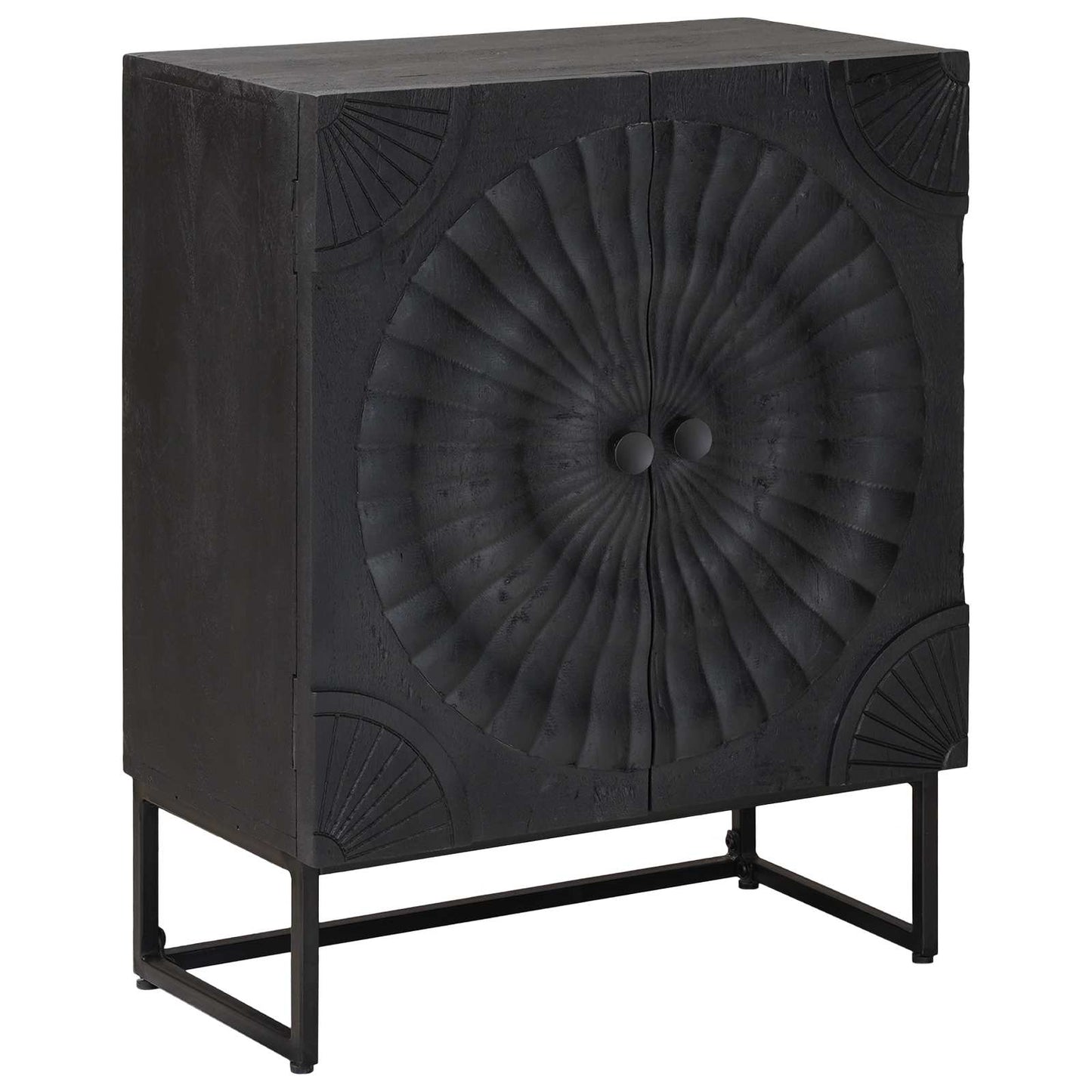 Sideboard Schwarz 55 x 30 x 70 cm
