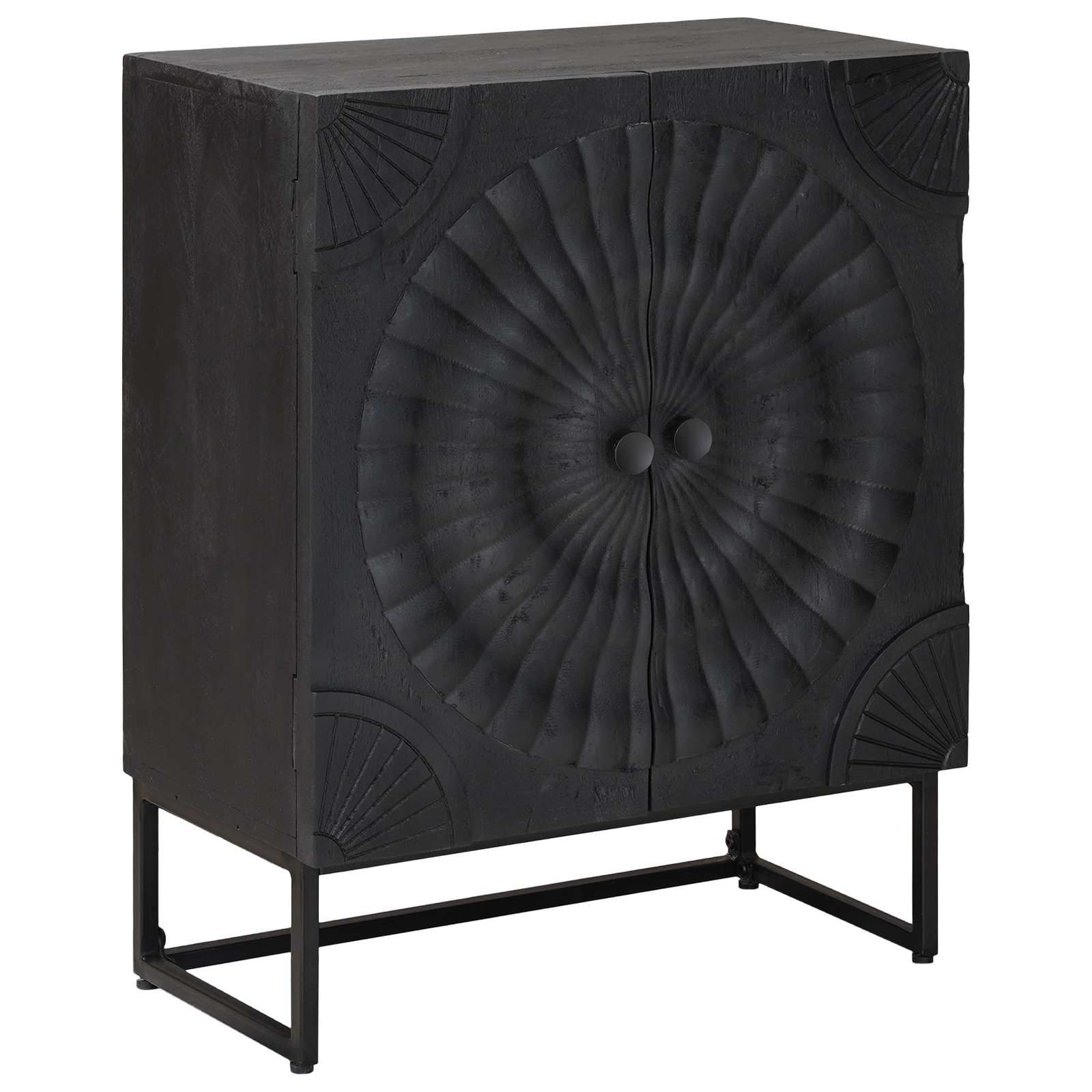 Sideboard Schwarz 55 x 30 x 70 cm