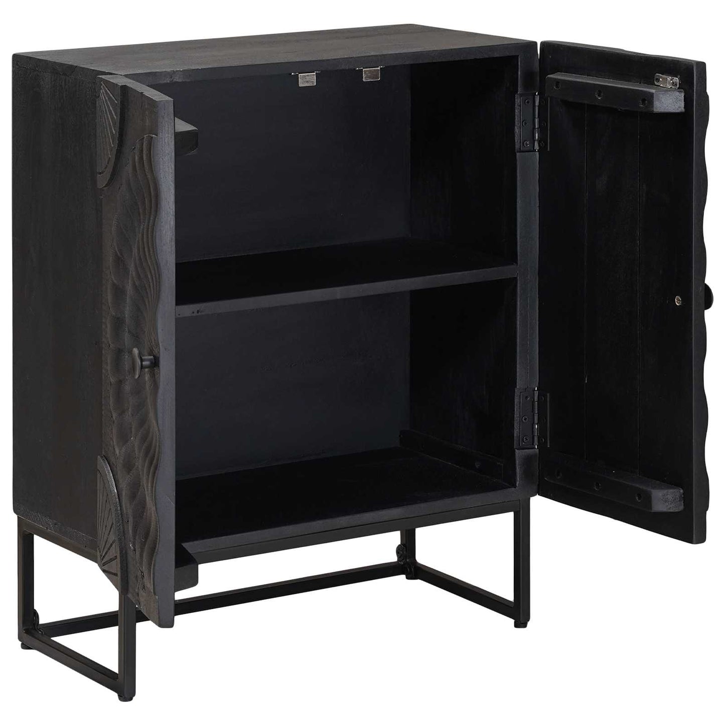 Sideboard Schwarz 55 x 30 x 70 cm