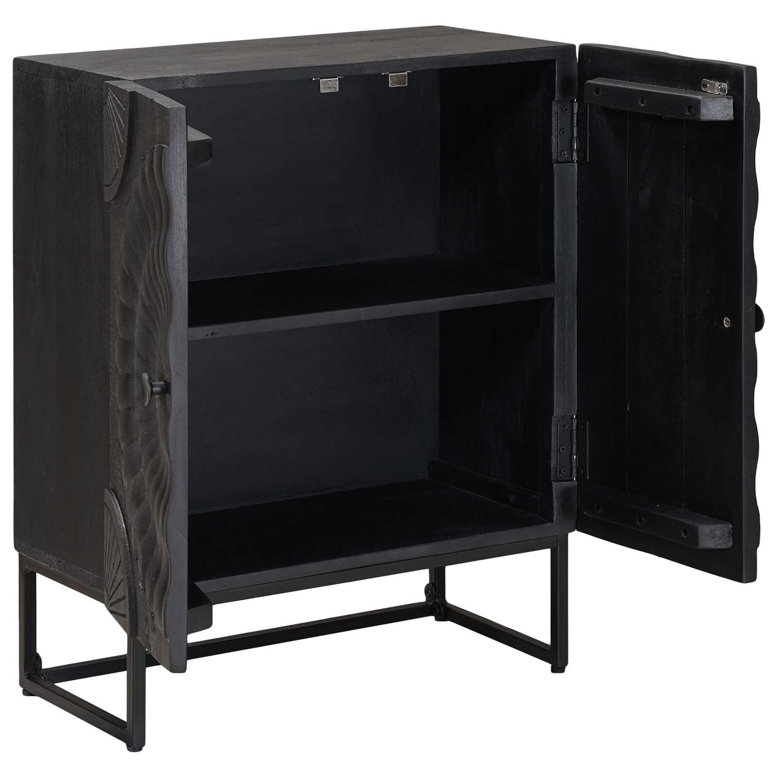Sideboard Schwarz 55 x 30 x 70 cm