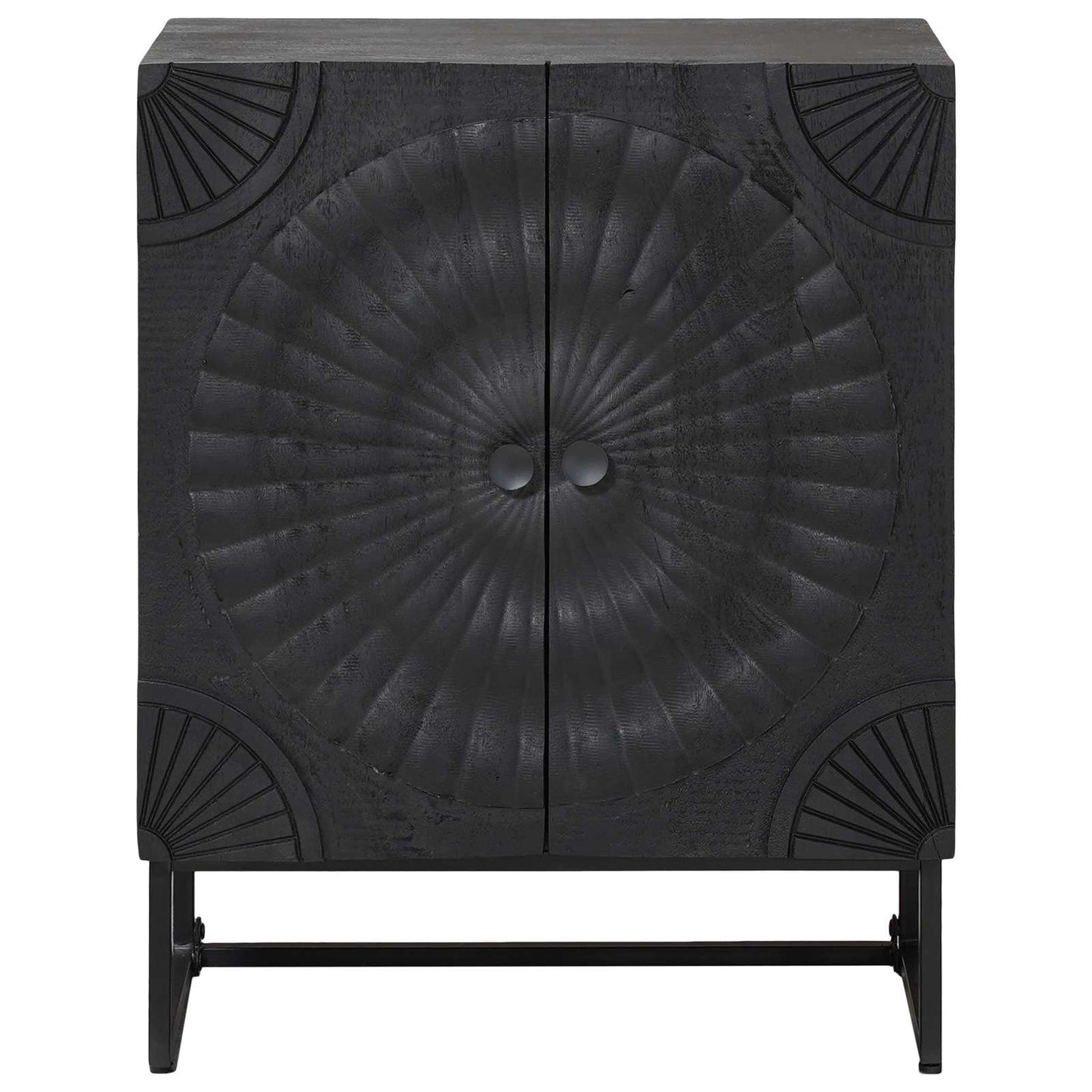 Sideboard Schwarz 55 x 30 x 70 cm