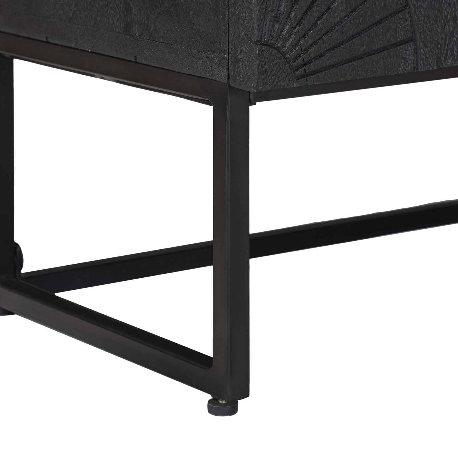 Sideboard Schwarz 105 x 30 x 68 cm