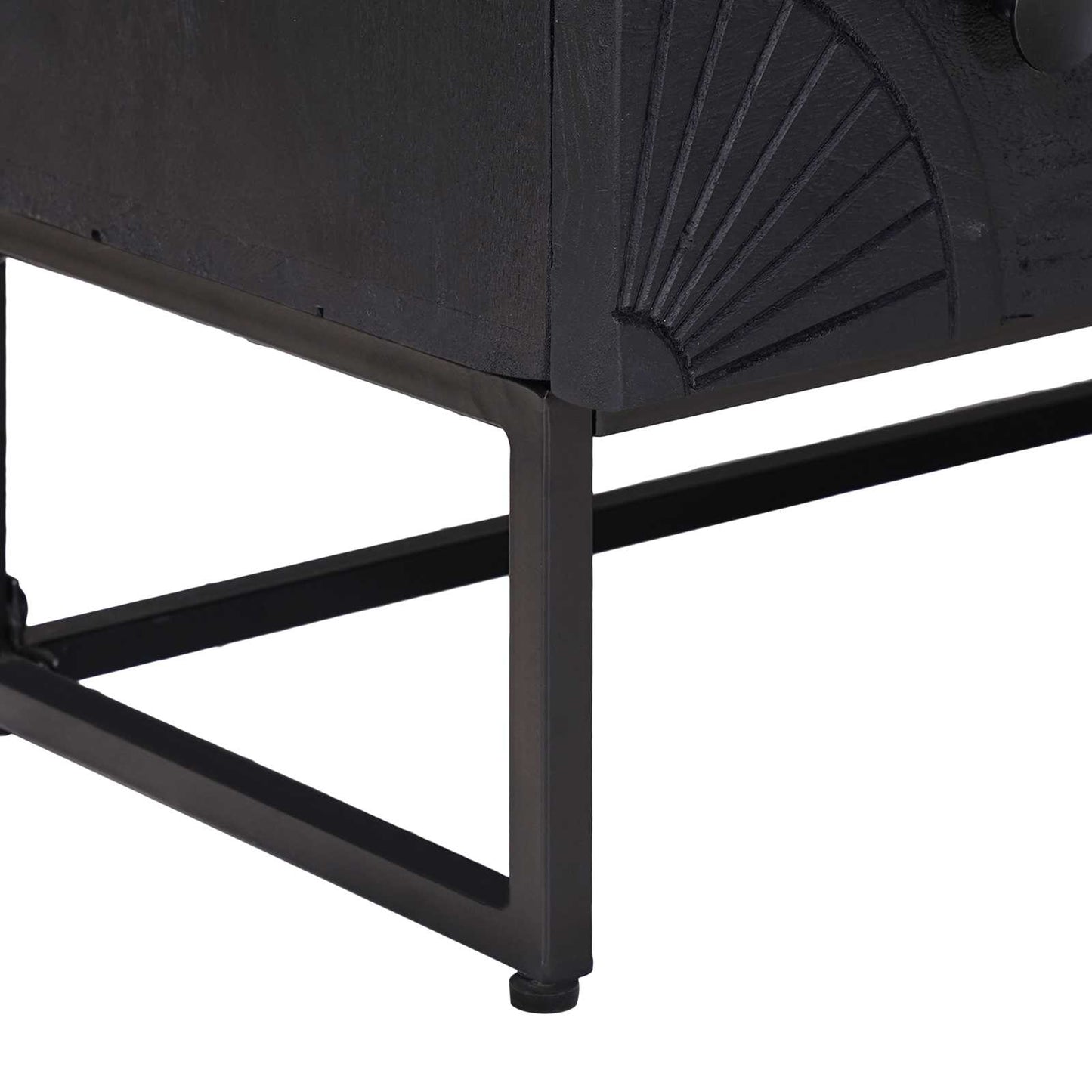 Schubladenschrank Schwarz 75 x 30 x 65 cm