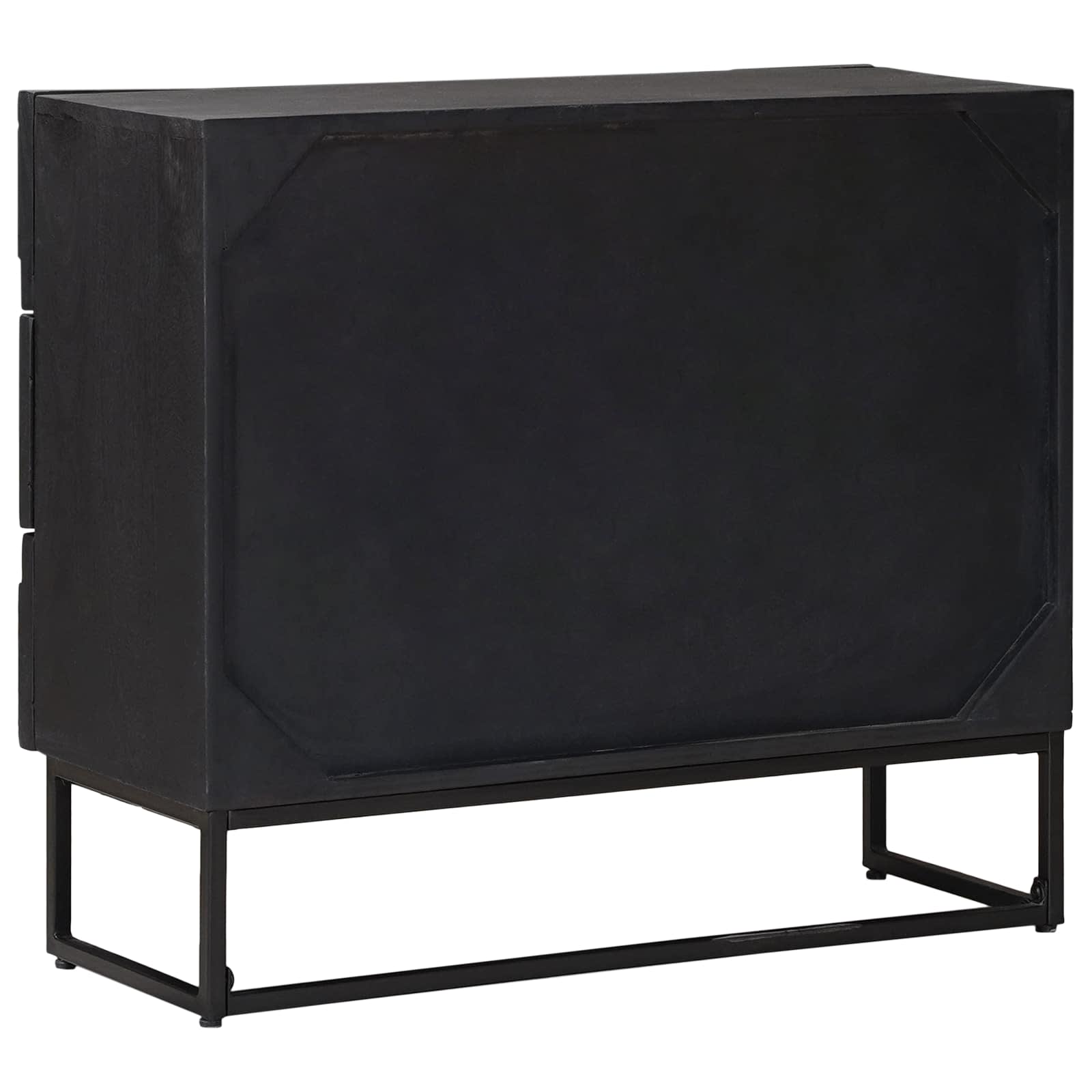 Schubladenschrank Schwarz 75 x 30 x 65 cm