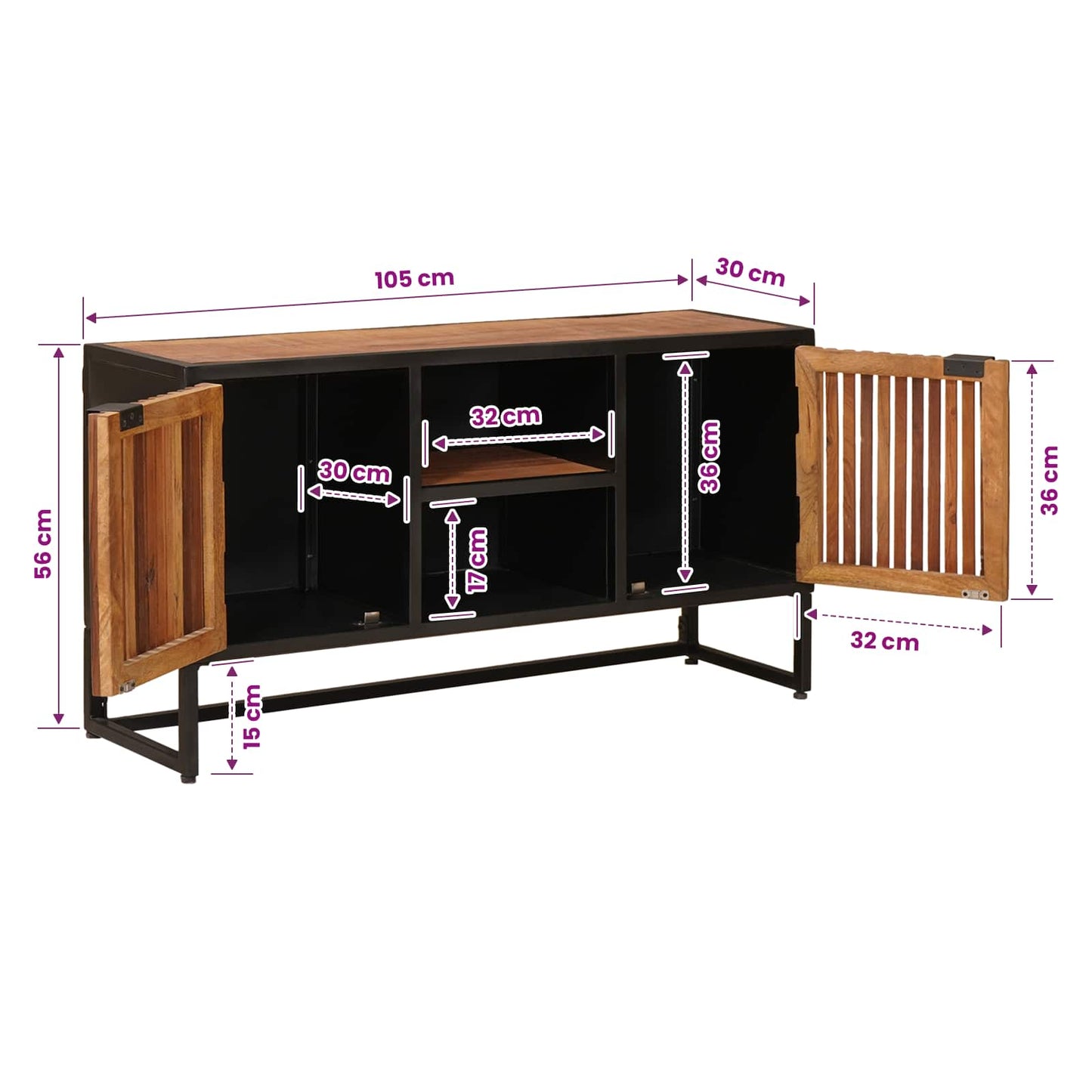 Sideboard 105 x 30 x 55 cm