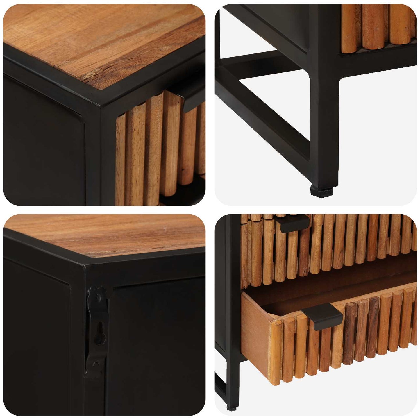 Schubladenschrank mit Schubladen 75 x 30 x 54 cm