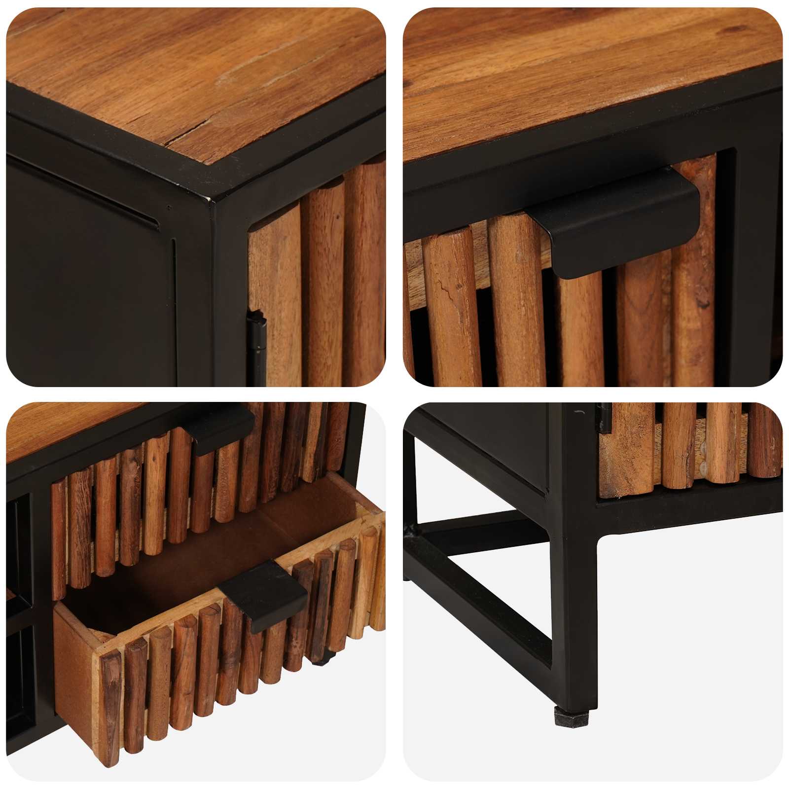 TV-Schränk mit Schubladen mit Speicher mit Tür 105 x 30 x 40 cm