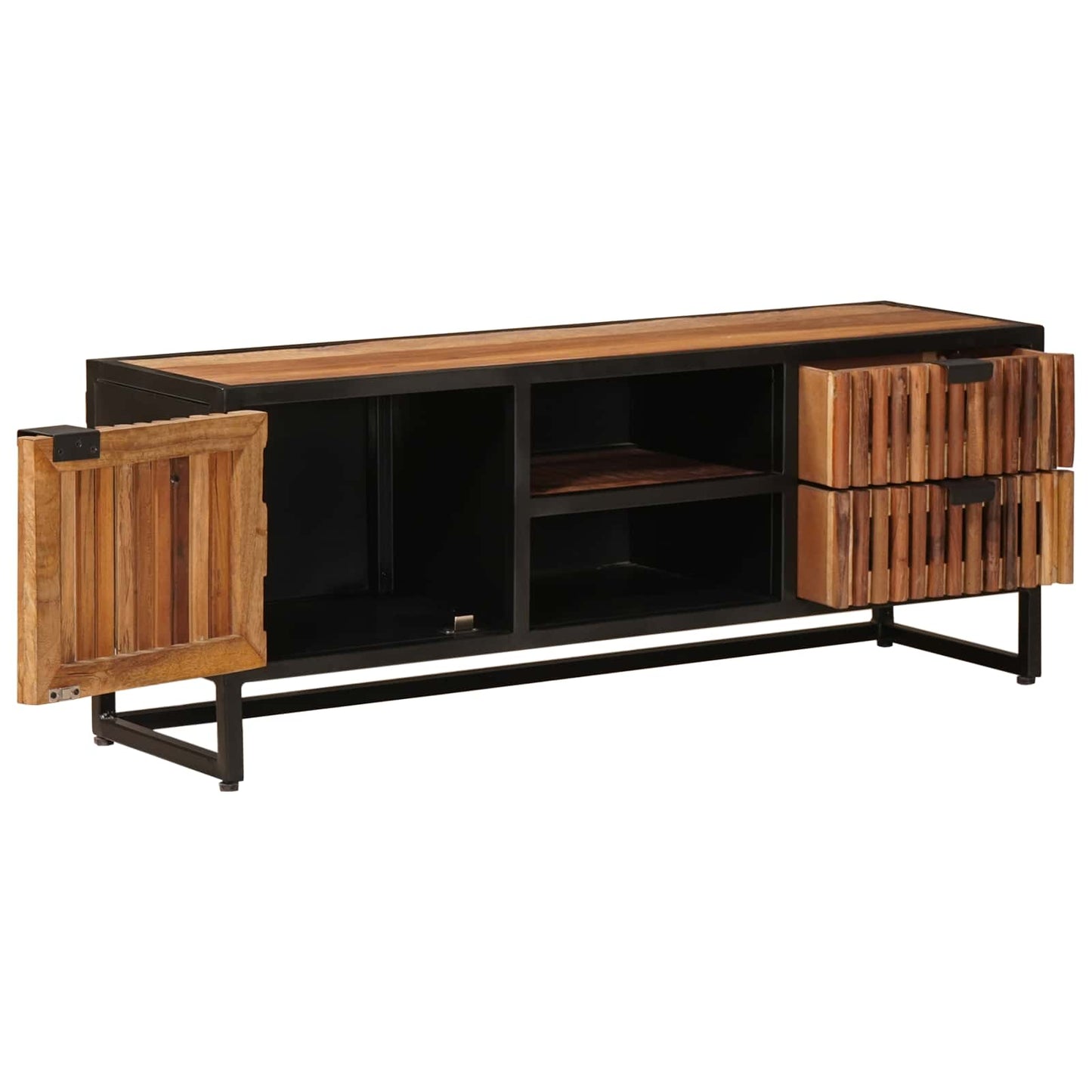 TV-Schränk mit Schubladen mit Speicher mit Tür 105 x 30 x 40 cm