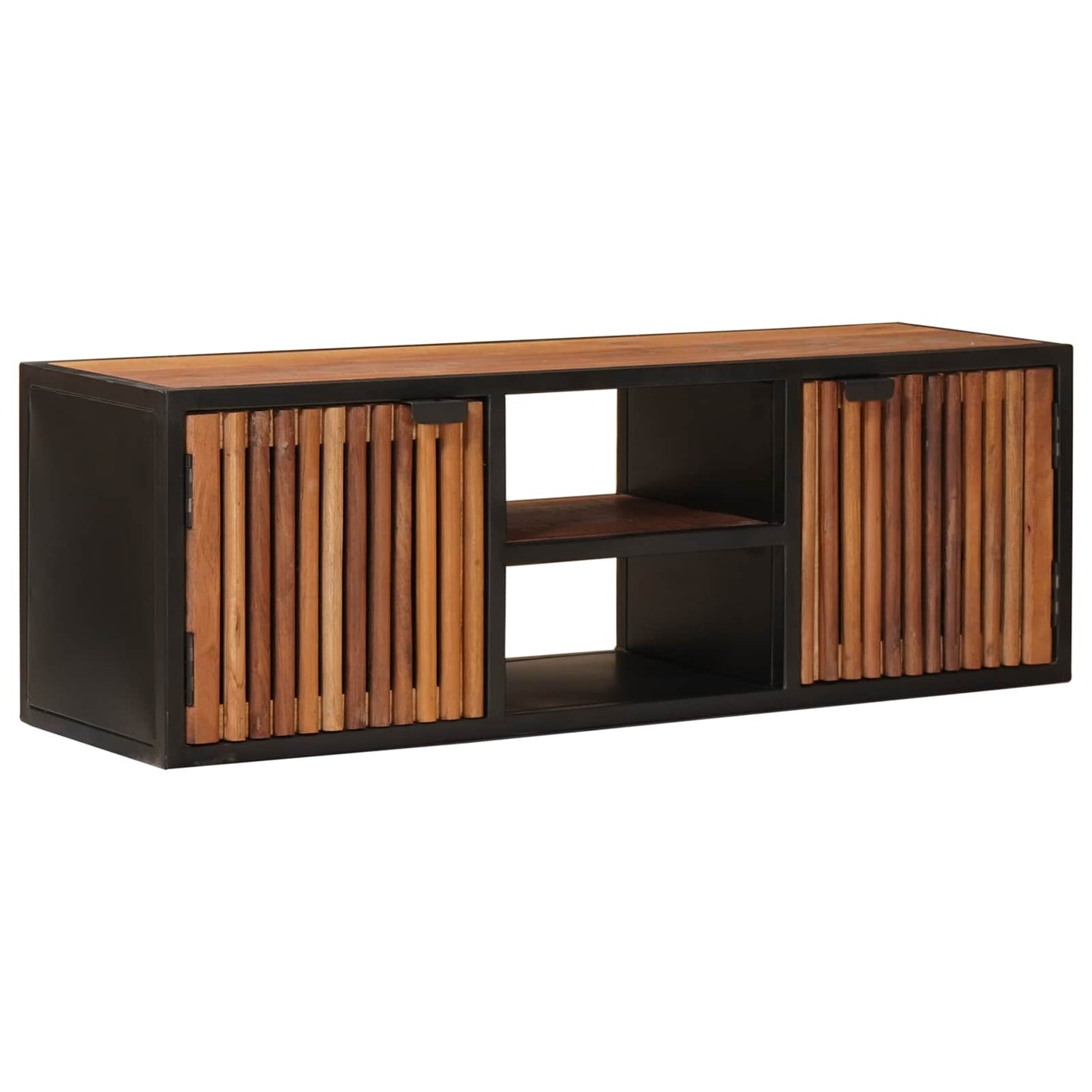 Handgemachter TV-Schrank 105 x 30 x 35 cm Massivholz Mango