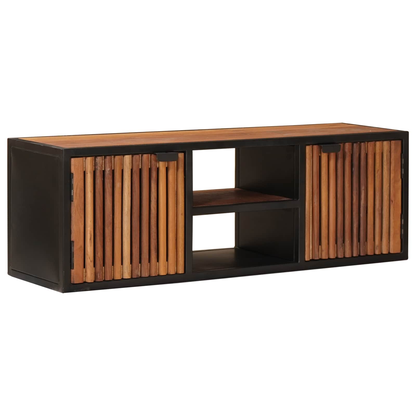 Handgemachter TV-Schrank 105 x 30 x 35 cm Massivholz Mango
