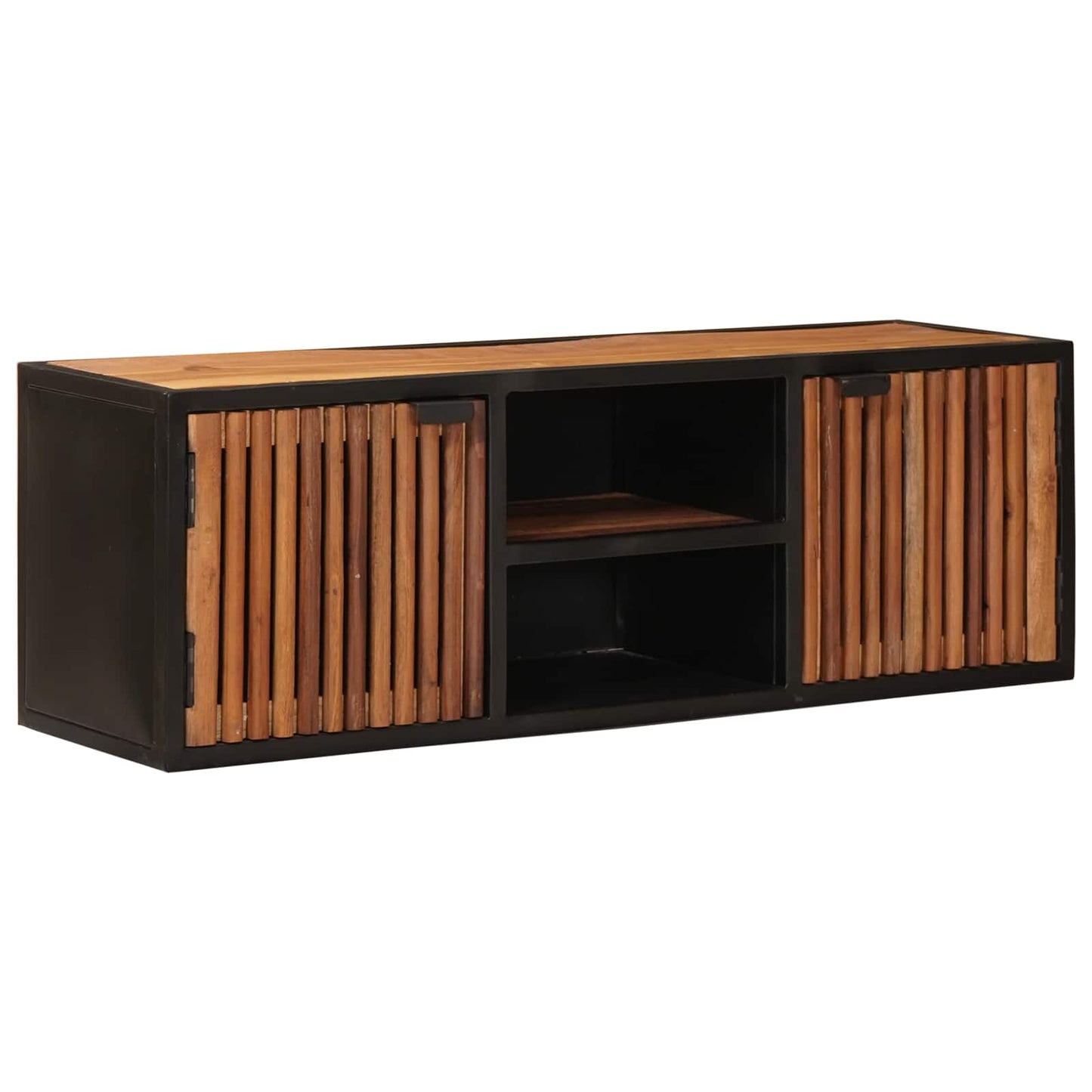 Handgemachter TV-Schrank 105 x 30 x 35 cm Massivholz Mango