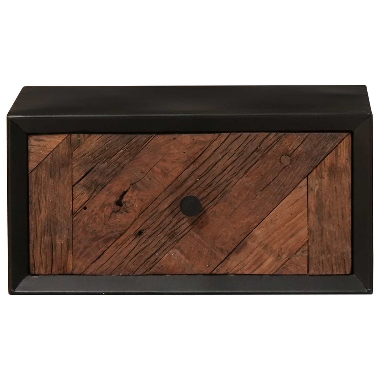 Handgefertigter Nachttisch Natur 40 x 30 x 20 cm