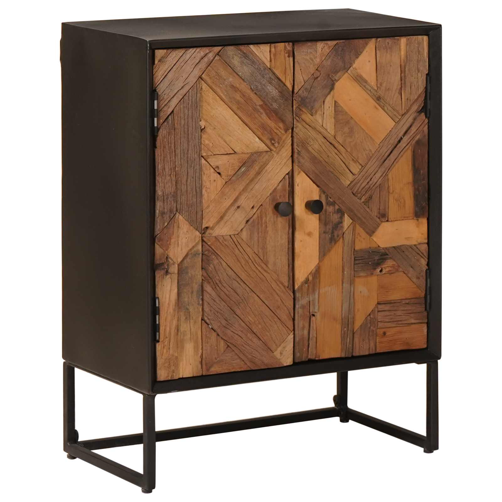 Sideboard 53 x 30 x 70 cm Massiv Holz und engineered Wood