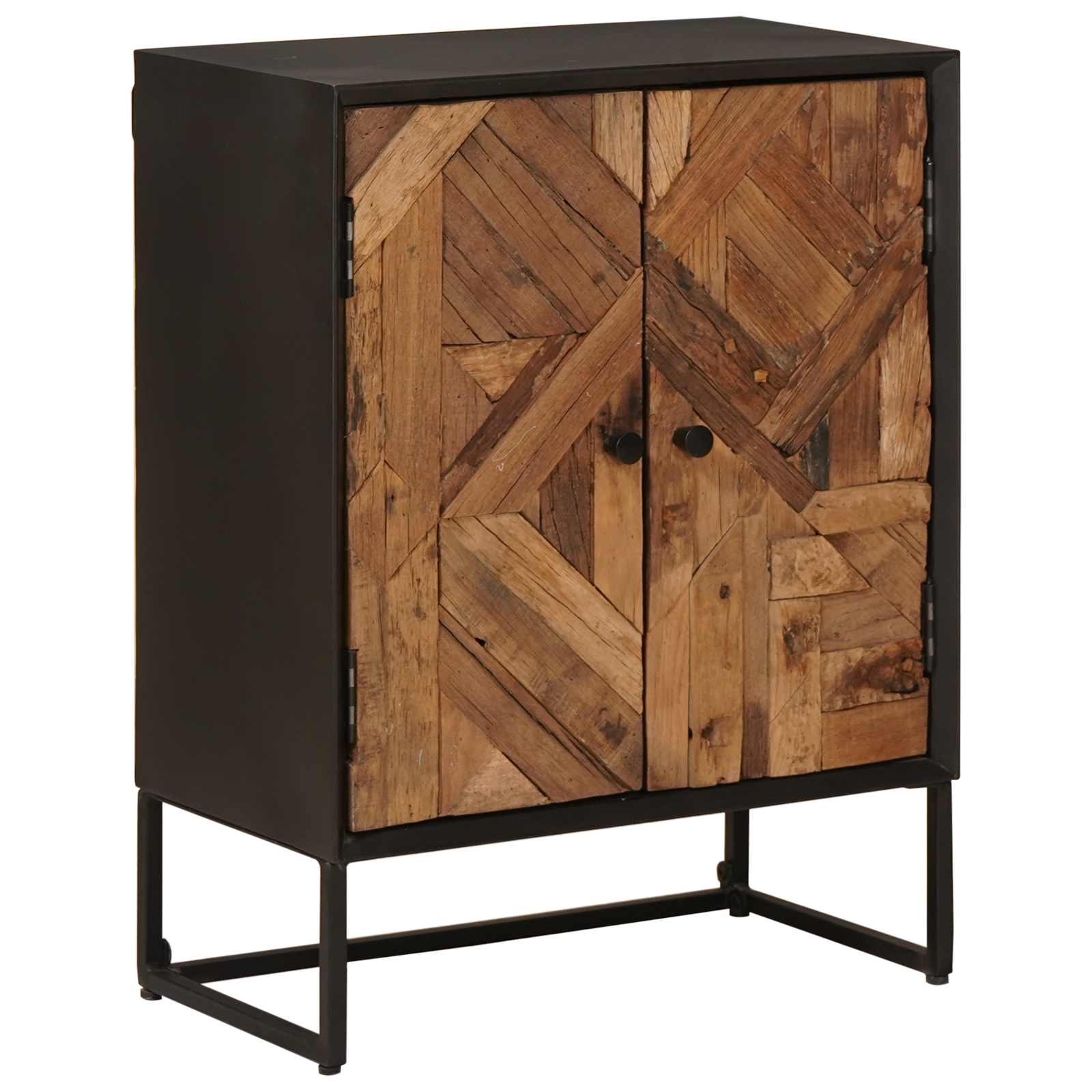 Sideboard 53 x 30 x 70 cm Massiv Holz und engineered Wood