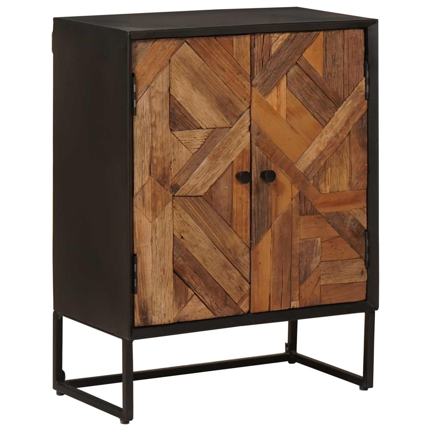 Sideboard 53 x 30 x 70 cm Massiv Holz und engineered Wood