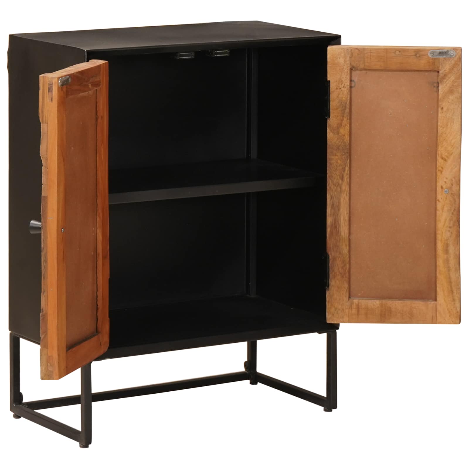 Sideboard 53 x 30 x 70 cm Massiv Holz und engineered Wood