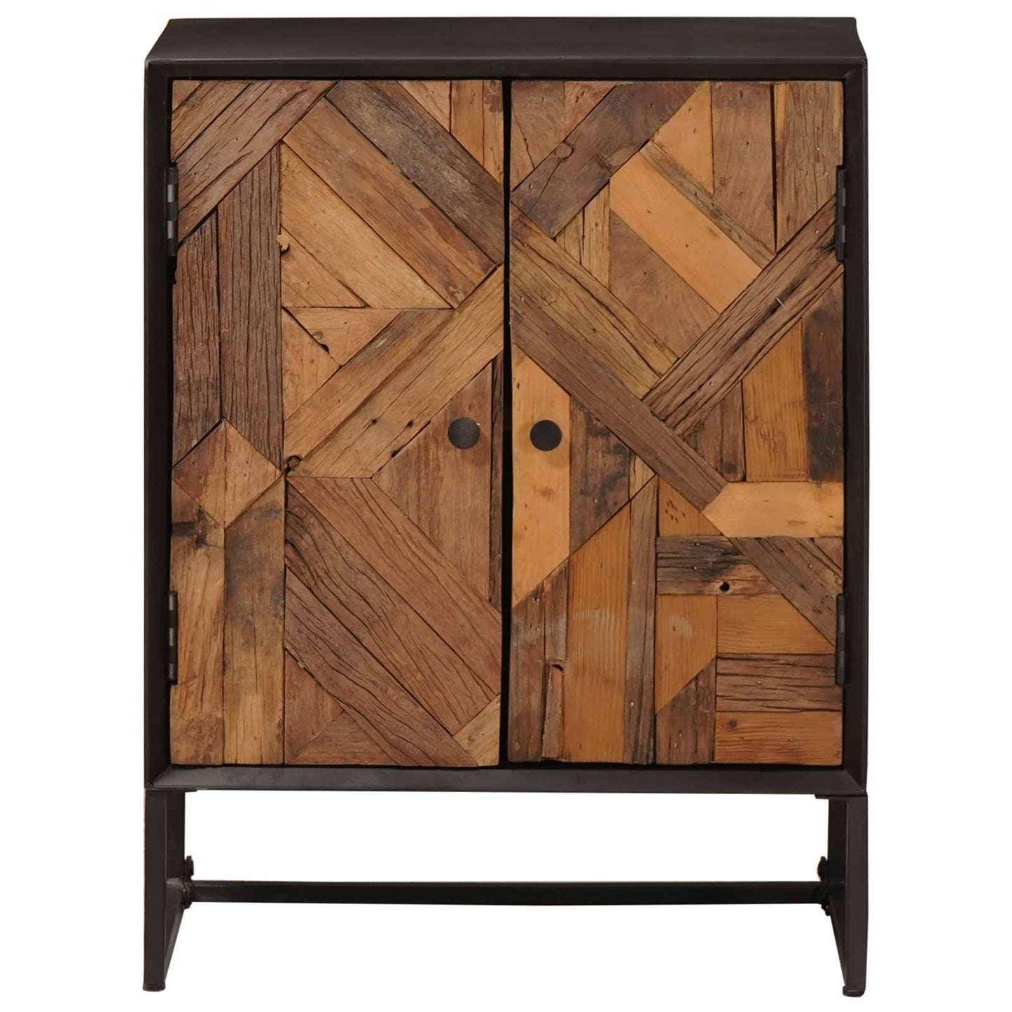 Sideboard 53 x 30 x 70 cm Massiv Holz und engineered Wood