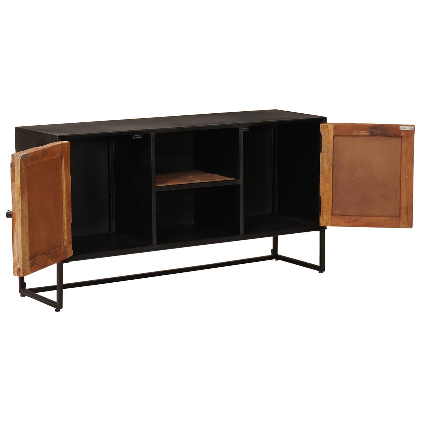 Sideboard 105 x 30 x 55 cm Massiv Holz und engineered Wood