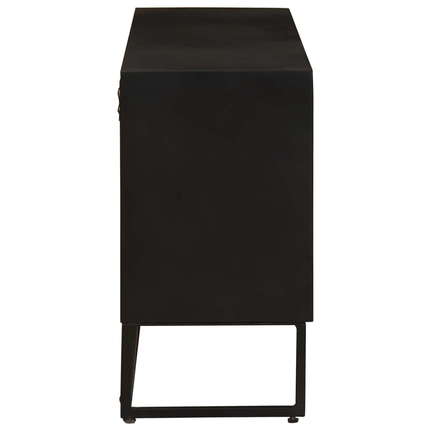 Sideboard 105 x 30 x 55 cm Massiv Holz und engineered Wood
